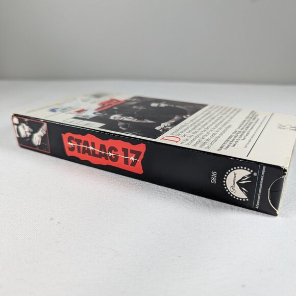 3/$15 Vintage VHS tape STALAG 17 (1952) William Holden oscar winner - Picture 2 of 4